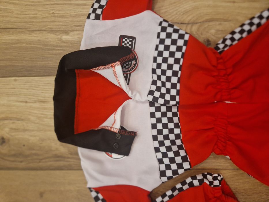 Strój karnawałowy kierowca rajdowy 90cm