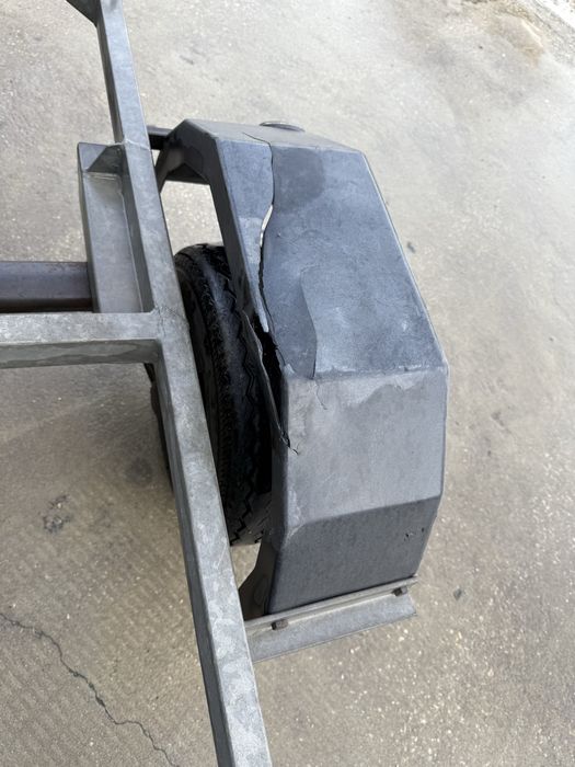 Atrelado para uma moto galvanizado