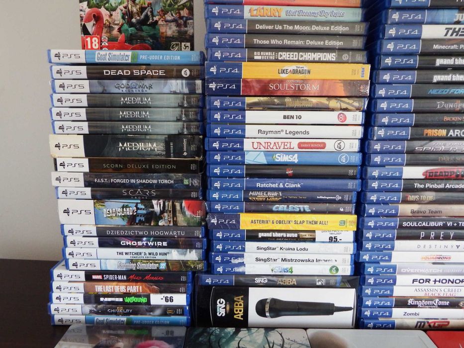 GRY PS4 PS5 GTA5 Minecraft CYBERPUNK Wiedźmin LEGO mega wybór