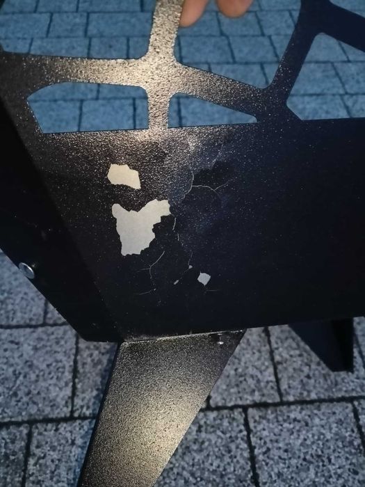 Palenisko do użytku na zewnątrz ze stali powlekanej