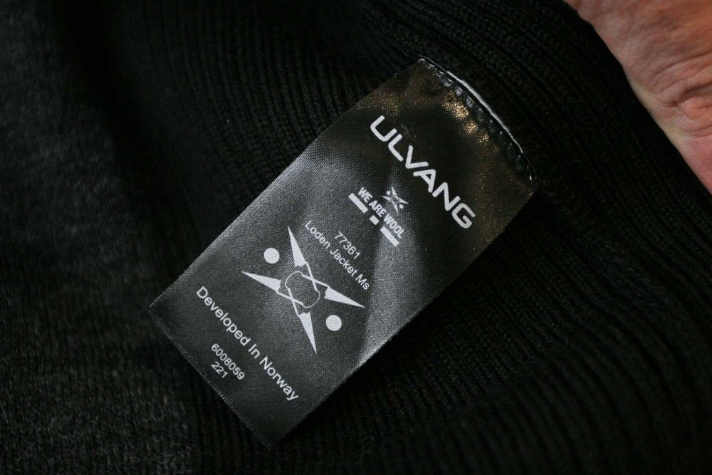Ulvang Norway Loden Merino Wool Kurtka Bluza wełniana Sweter Zip XXL