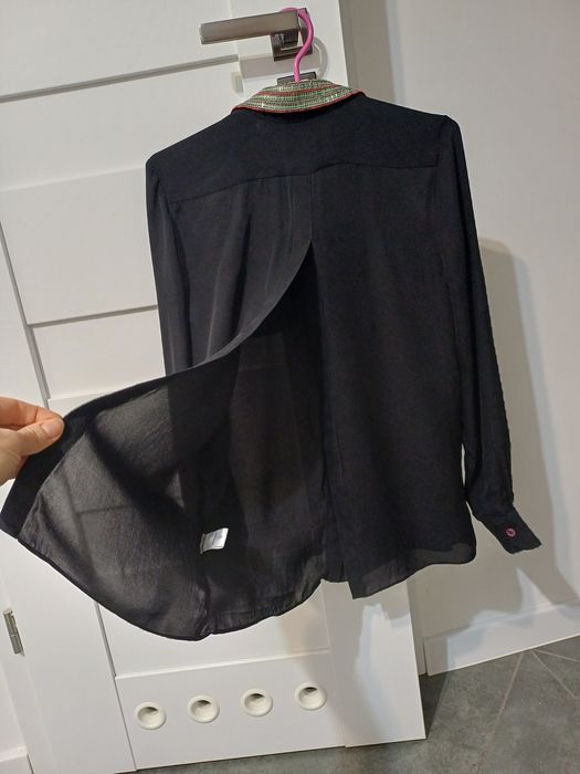 Elegancka bluzka damska, 100% jedwab, Parker r. S