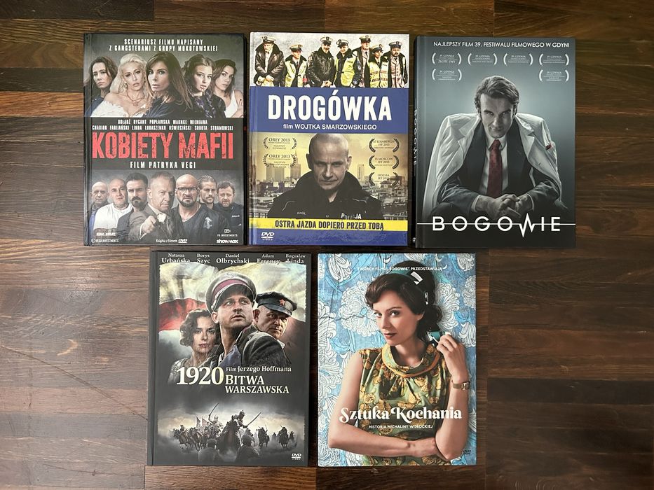 Zestaw 5 filmow dvd