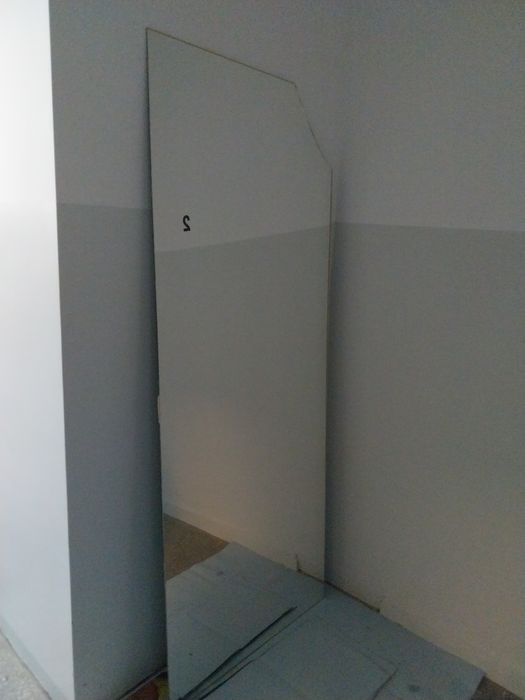 Lustro 200 cm x 80 cm z demontażu