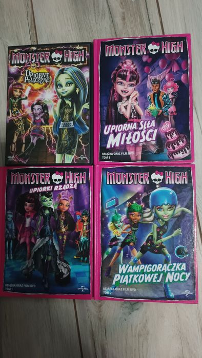 Monster High 4 płyty DVD