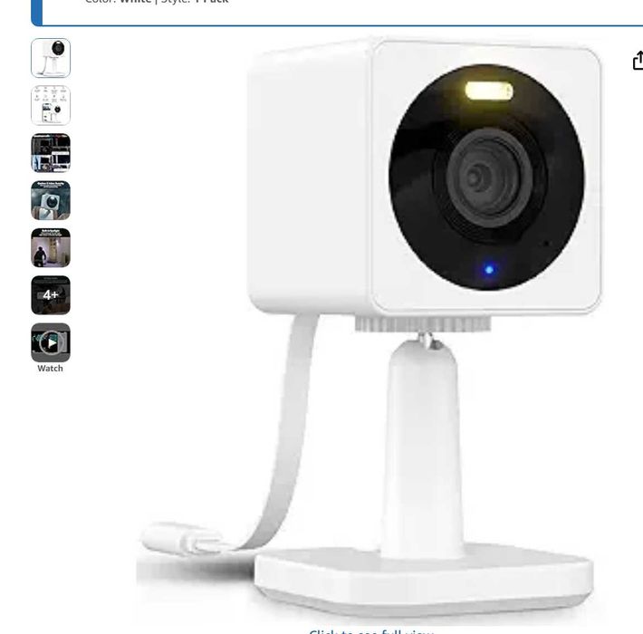2025 белая черная камера наружная wi fi  Wyze Cam OG HD США