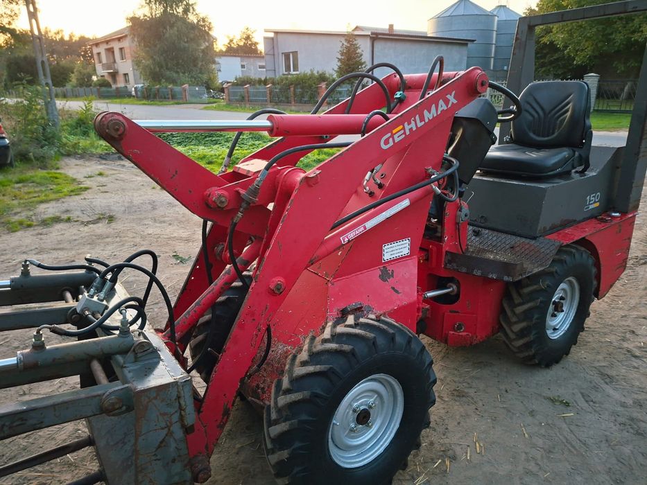 Mini ładowarka GEHL MAX 90 cm  OSPRZĘT  przegubowa  gehlmax weidemann