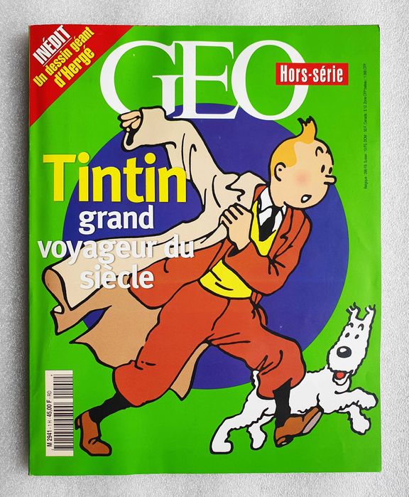 Revista Geo ~ Edição Especial "Tintin" ~ Com Poster Gigante ~ 2000