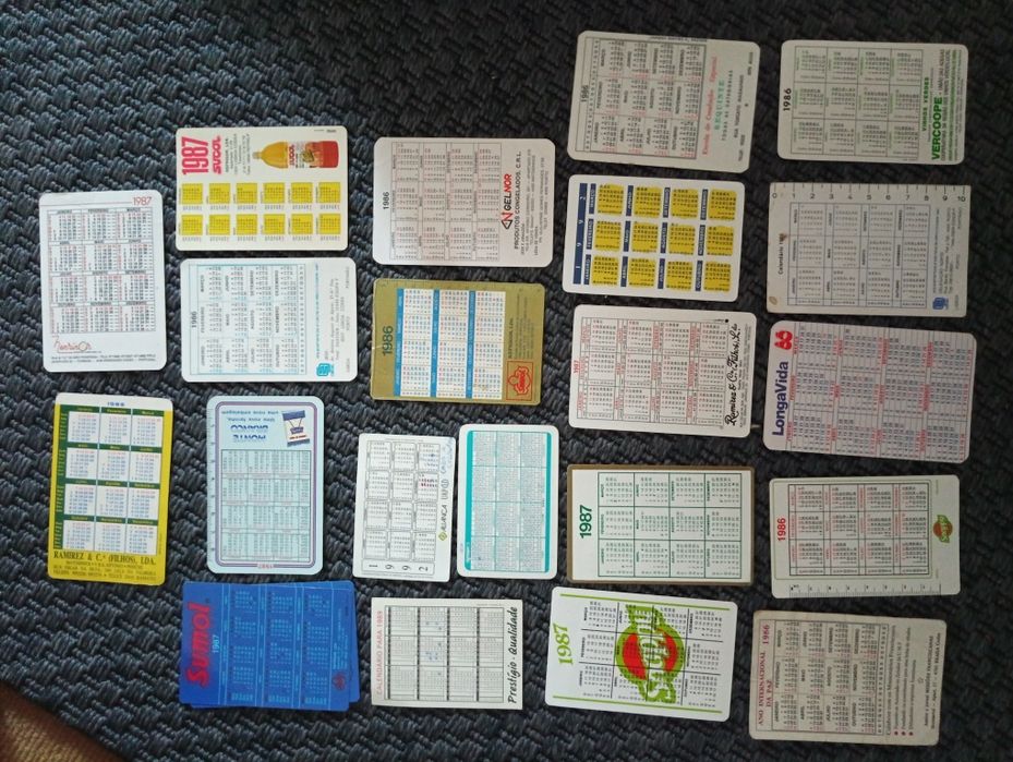 Calendários Vintage