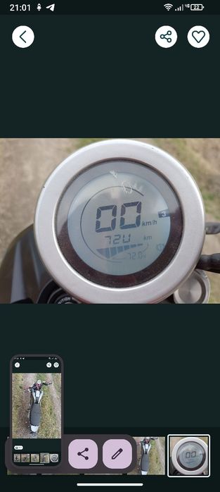 Продам електромотоцикл 2 kw