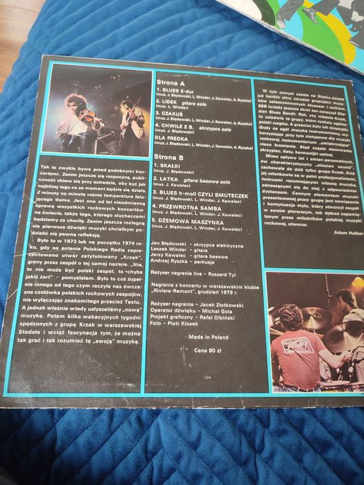 Płyta gramofonowa vinyl winyl Krzak Blues Rock Band