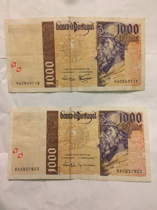 nota 1000 escudos