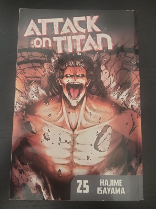 Mangá 'Attack on Titan' Vols. 24, 25 e 27