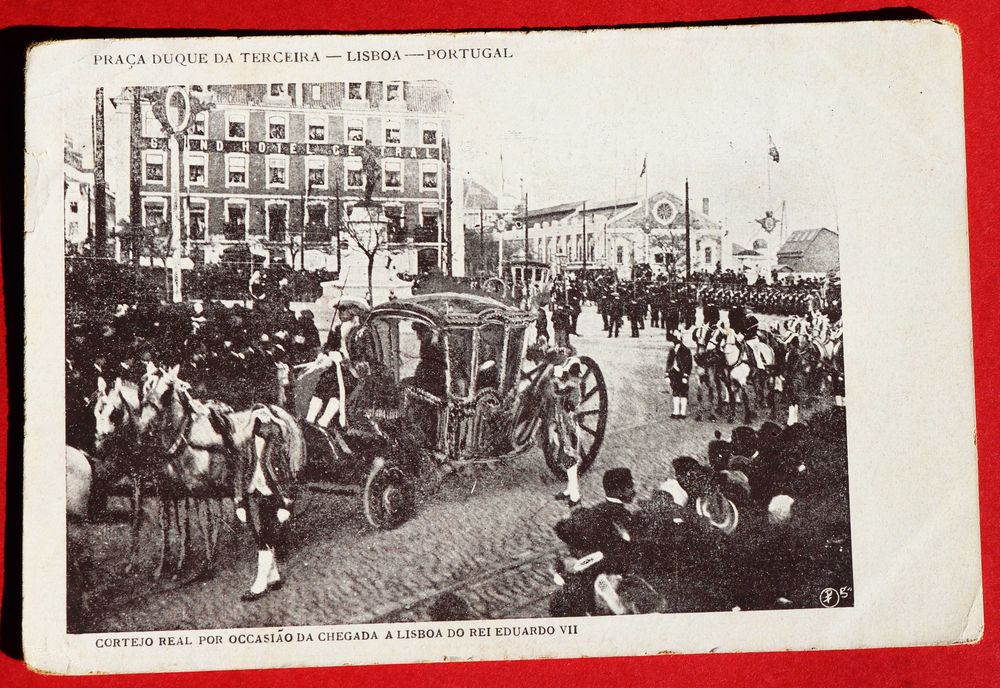 Eduardo VII of Portugal Used Postcard, 1958, Addressed to the Count of Burnay