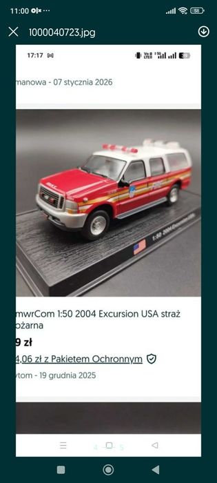 Zestaw modeli straż pożarna