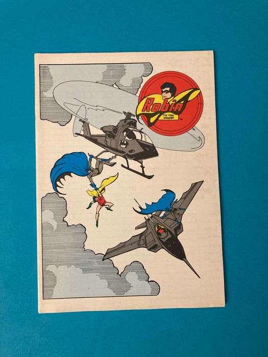 Caderno Escolar do Robin The Teen Wonder DC Comics Anos 80