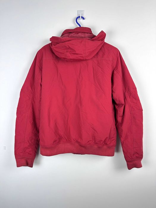 Kurtka męska Tommy Hilfiger czerwona basic wiatrówka r. M