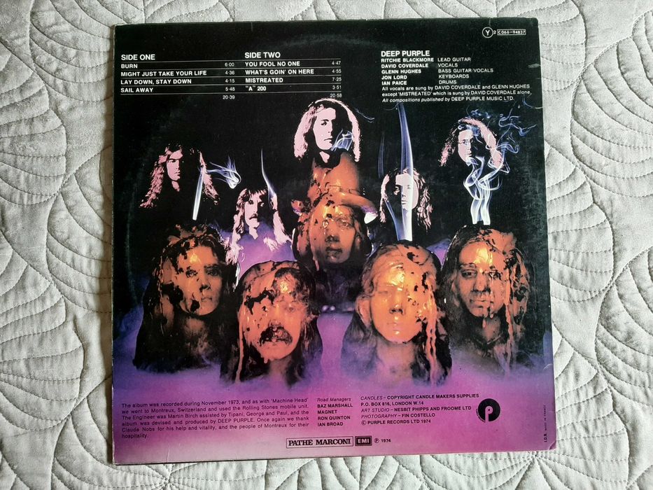 Deep Purple - Burn - França - Vinil LP
