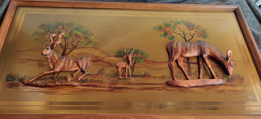 Quadros 3D em cobre de  Gastone Copper Creations