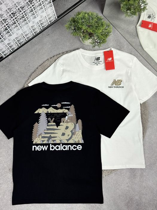 РОЗРИВ‼️Футболки New Balance , з принтом на спині