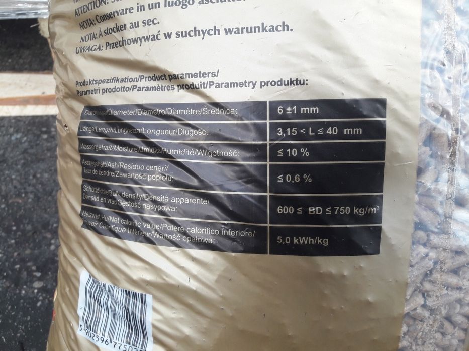 Pellet drzewny 6mm Gold EnPlus A1 Jelenia-Góra i okolice - transport !