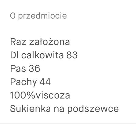 Sukienka imprezowo okolicznosciow