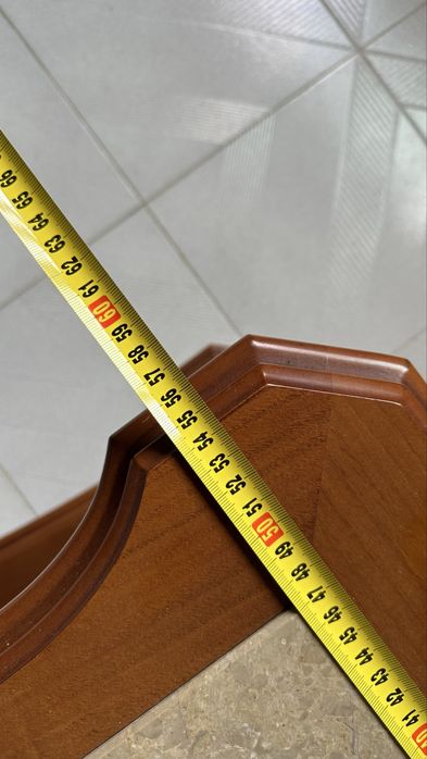 Mesa sala pedra e madeira