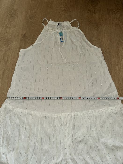 Біла пляжна туніка, сукня на літо