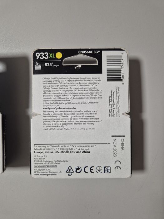 Tinteiros HP 933 XL