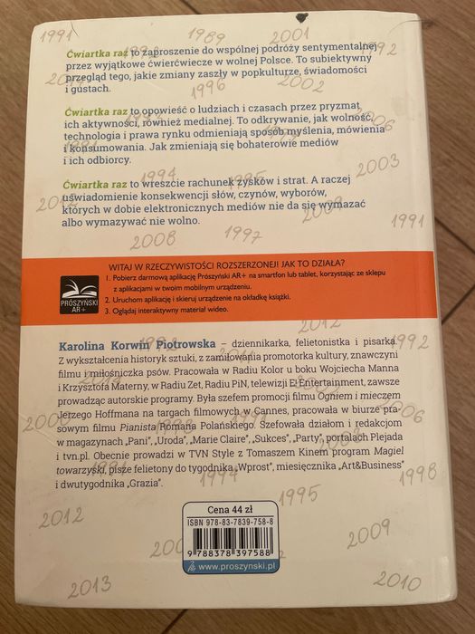 Ćwiartka raz - Karolina  Korwin Piotrowska