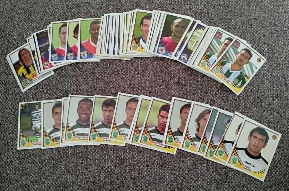 Cromos caderneta Futebol 2002/2003 (novos)