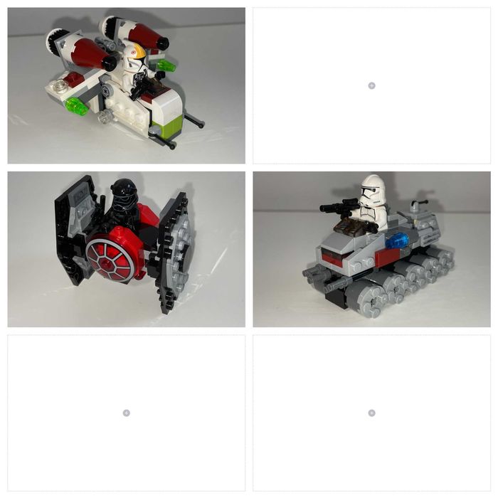 LEGO – STAR WARS - MICROFIGHTERS – 75028, 75076 e 75194