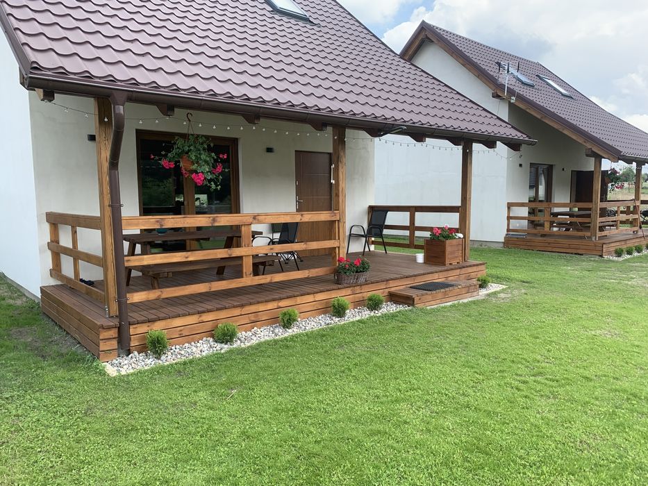 Wynajmę nowy domek caloroczny nad jeziorem we Wieleniu