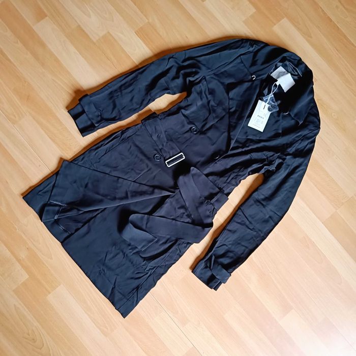 InWear lejący plaszcz długi czarny 40 nowy