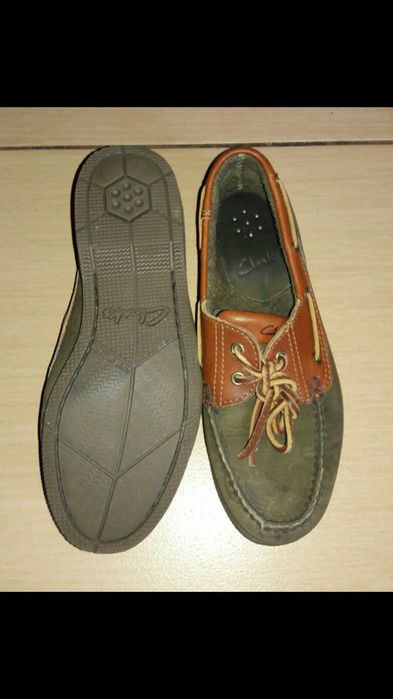 Топсайдеры мокасины туфли Clarks 37 размер
