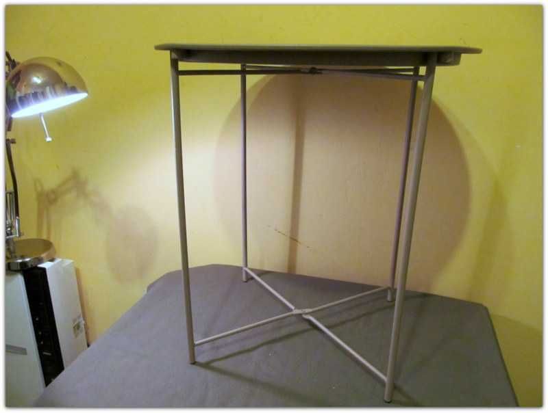 Stolik okrągły tacka Ikea RANDERUP składany turystyczny jako pomocnik