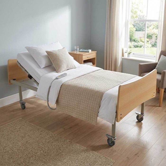 Cama Elétrica Geriátrica com Rodas (NOVA) Articulada