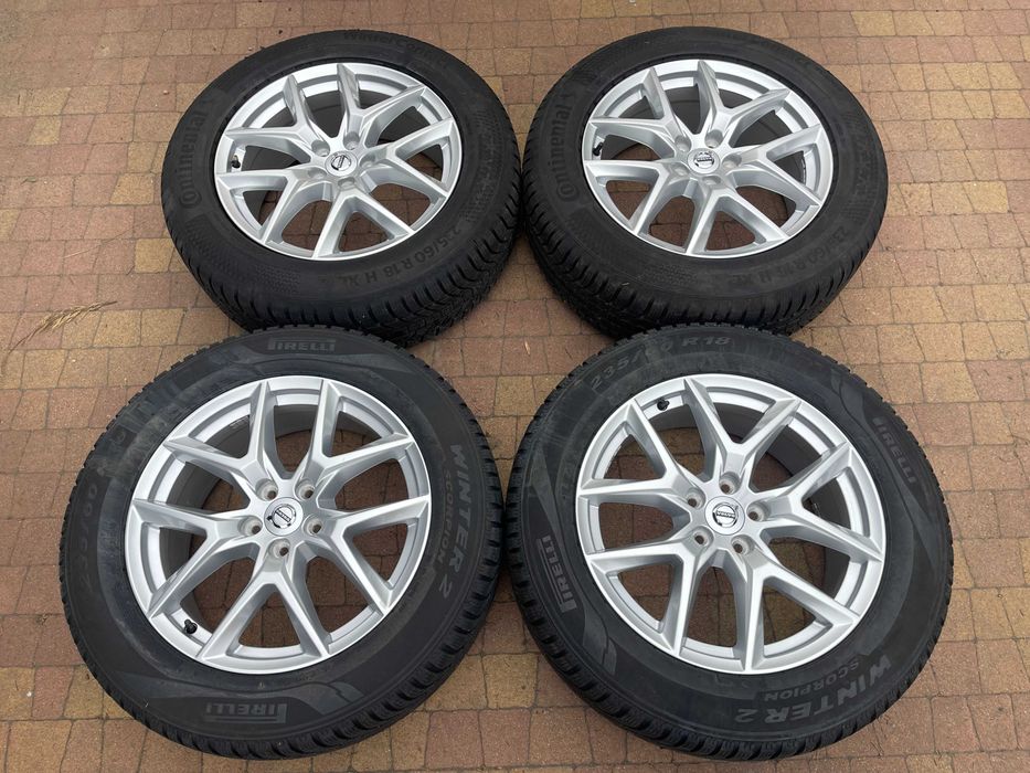 4175. Alufelgi 18" koła zimowe Volvo XC60 II oryginalne 5x108 ET50.5 235/60/18 8.5mm 2025r