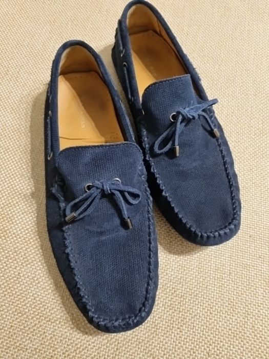 Туфлі лофери Zara з натуральної замші