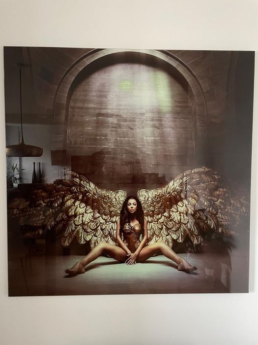 Quadro decorativo em vidro