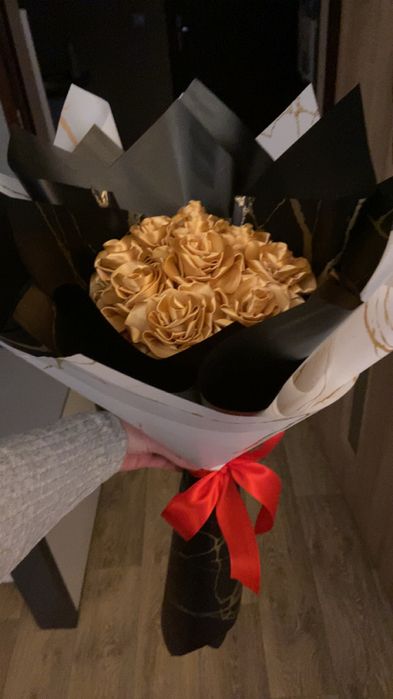 Idealny prezeny w postaci bukietu wiecznych róż