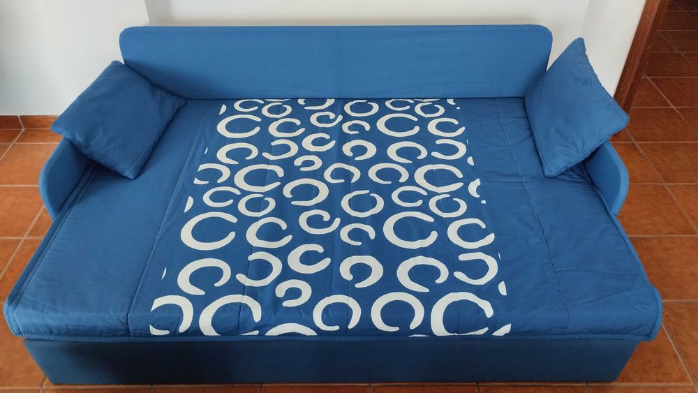 Sofá-cama 1,85x0,80(1,20)