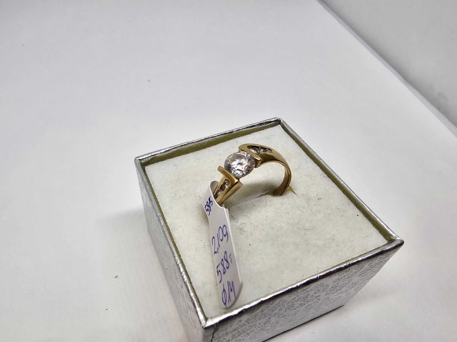 Pierścionek Złoty 2,1g R14 P585 * Komis Madej Gorlice