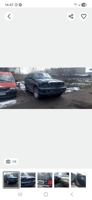 Лінкольн Нарігатор 1999рік по запчастинам