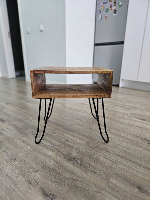 Mesa de cabeceira retangular em madeira reciclada Tital (SKLUM)