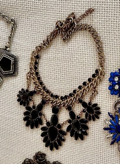 Kolia choker naszyjnik zara kamienie