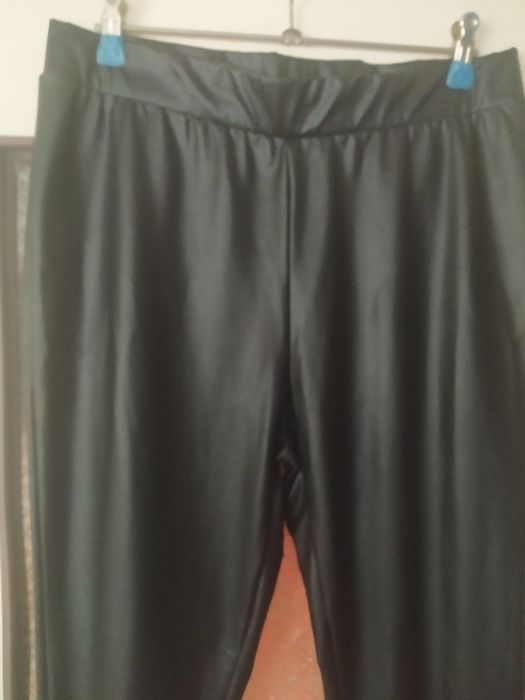 Nowe legginsy latexowe czarne roz M, primark.