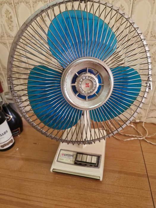 Ventoinha vintage National Sleepy Breeze – Made in Japan, anos 70/80, a funcionar