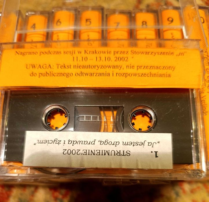 Zestaw kaset magnetofonowych 11 szt. wykład o. JM Verlinde