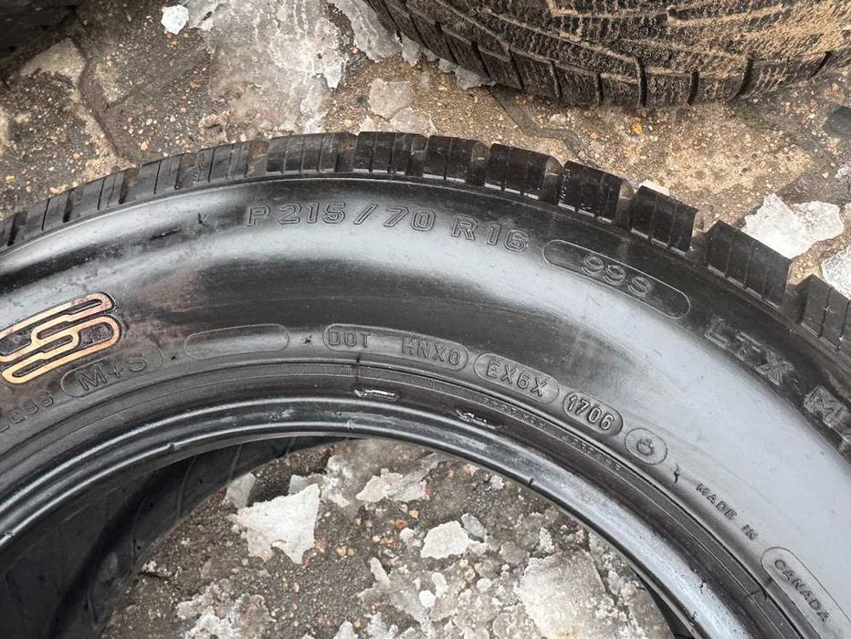 шини скати колеса 215 70 16 Michelin 11 mm 2 шт зима